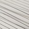 1 Yard Italian White Black Broken Chalk Stripe Stretch Woven Fabric